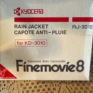Kyocera Rain Jacket for Camcorder KD-3010 NWT